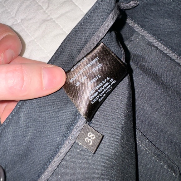 LORO PIANA BLUE COTTON SKINNY TROUSER WOMENS 38 - Picture 6 of 9